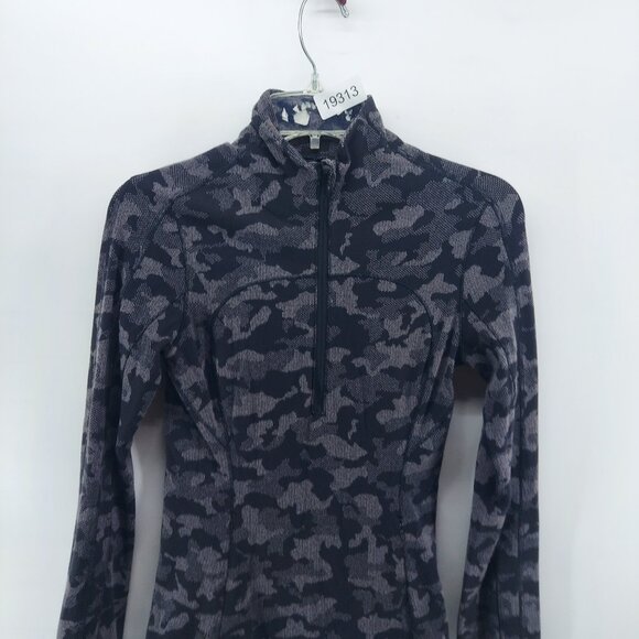 Lululemon sweatshirt women size 4 black camo - Picture 3 of 9
